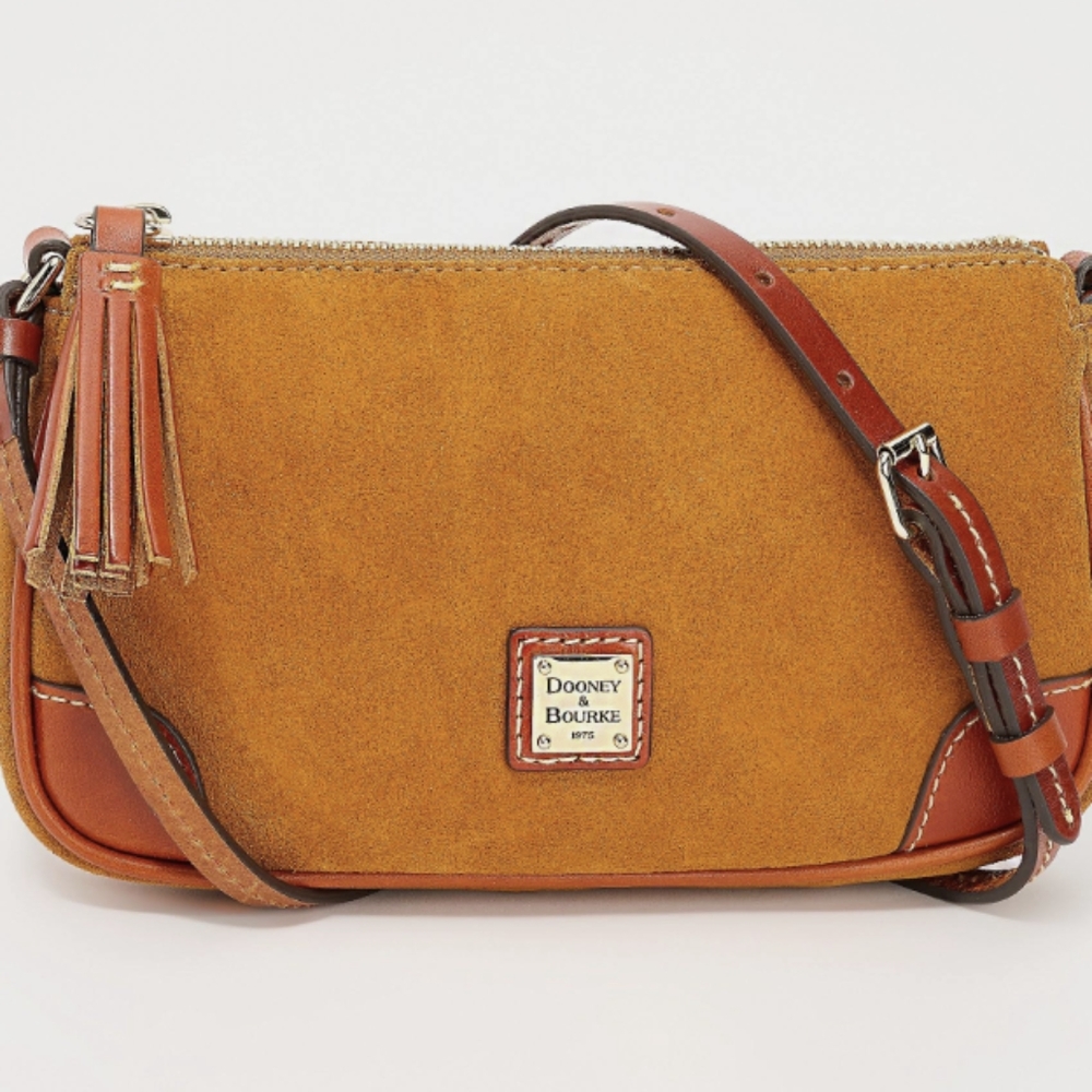 Dooney and Bourke suede crossbody bag NWT